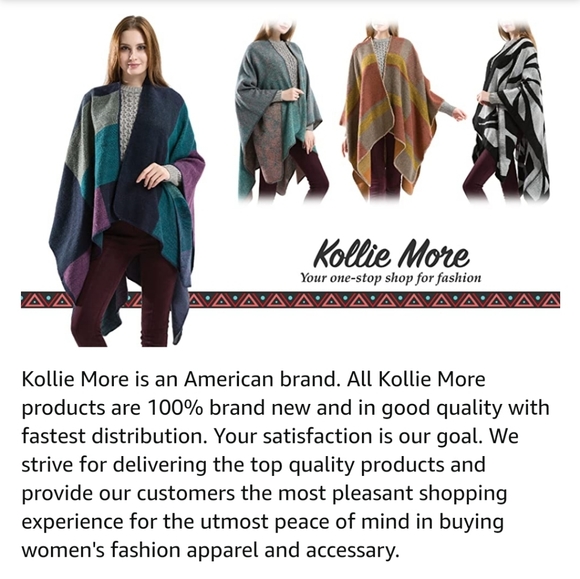 Kollie More Wrap Shawl Ombre Turquoise - Picture 7 of 14